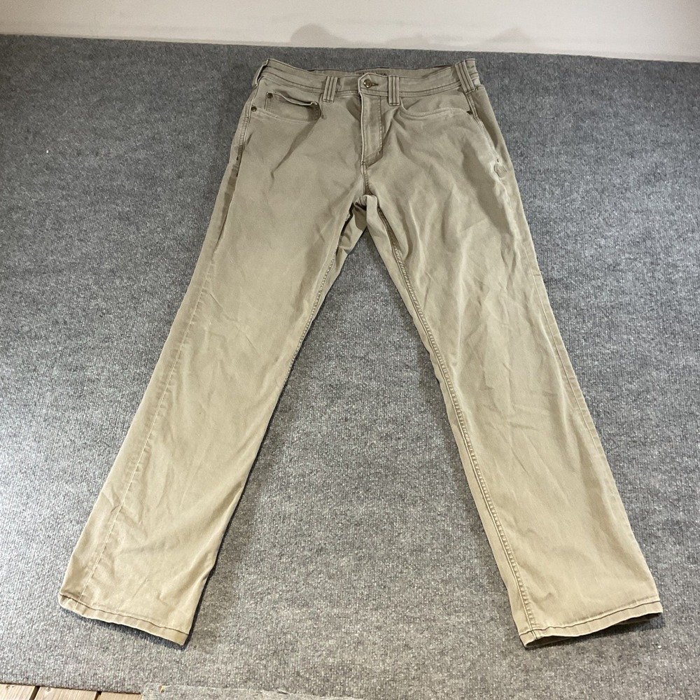 5.11 Tactical Mens Khaki Tan Straight Leg 5-Pocket Utility Pants Size 34x32